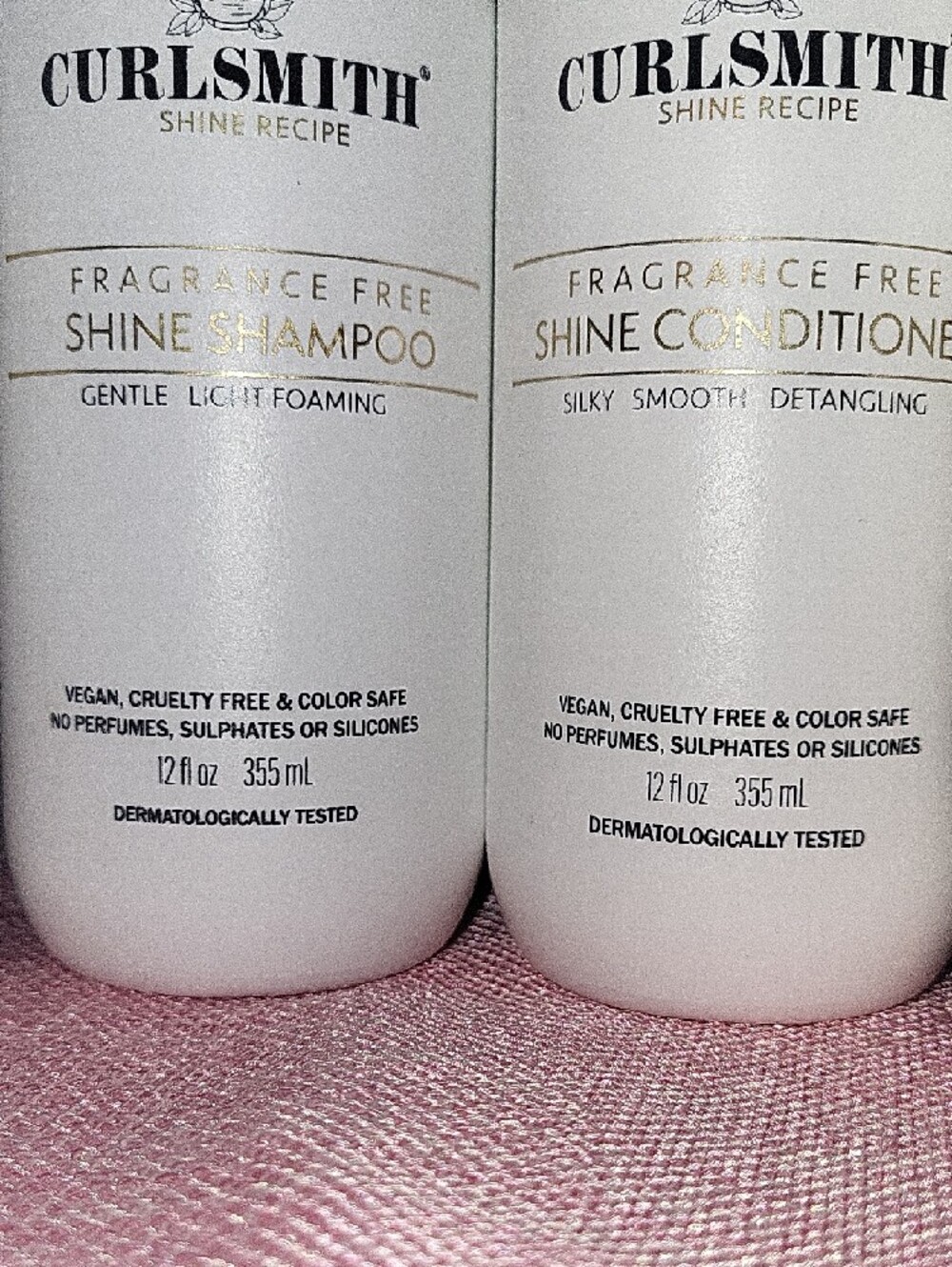 Curlsmith Fragrance Free Shine Shampoo & Conditioner Set - 4 Pcs - Picture 6 of 10